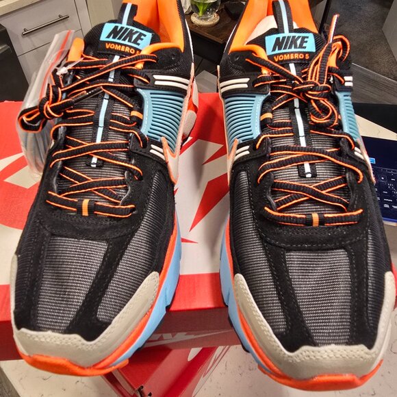 New Nike Air Zoom Vomero 5 Blue Orange Men's US Size 10 Wmns 11.5 FZ3963 010 NEW - Picture 4 of 10